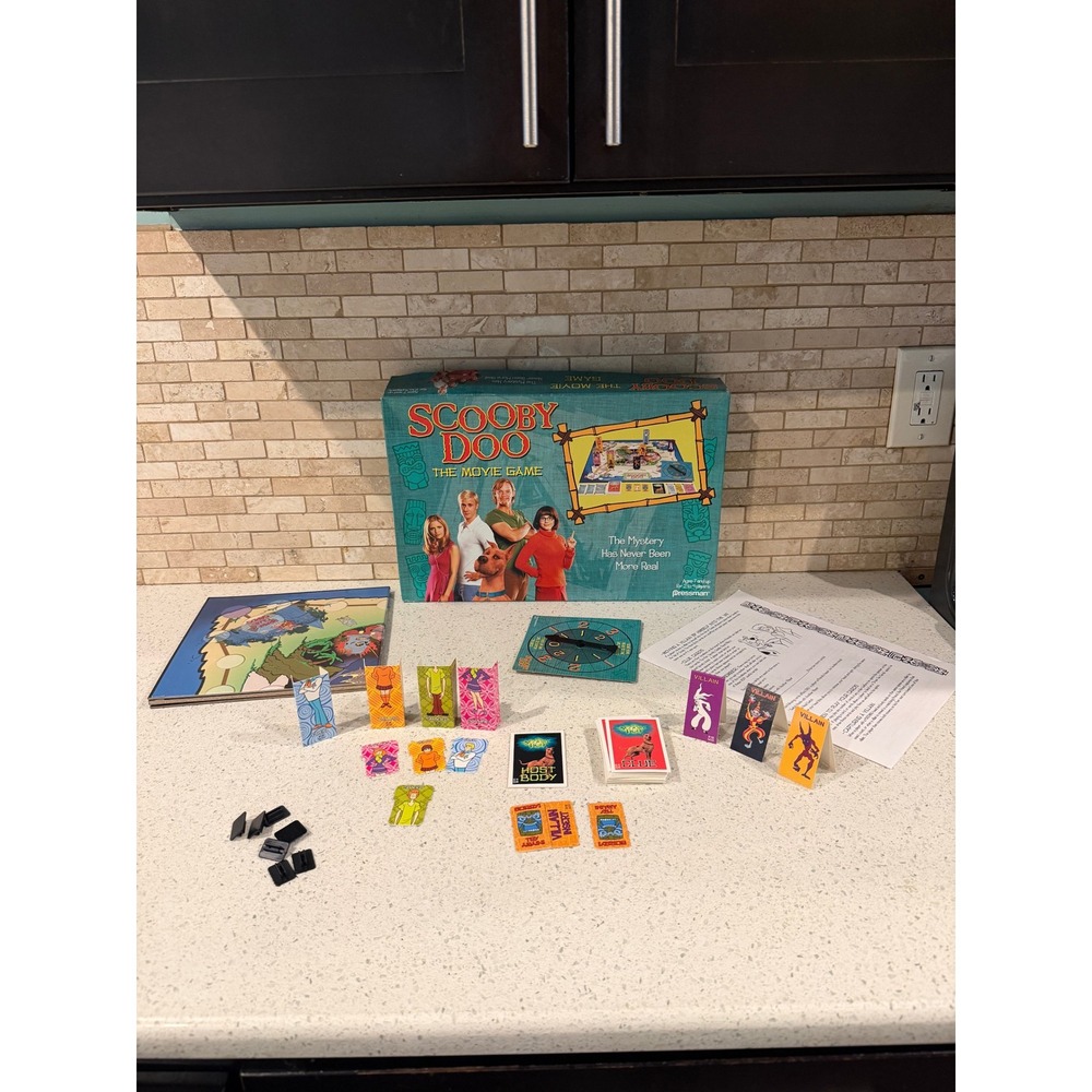Pressman Scooby Doo The Movie Board Game 2002 Complete With Box